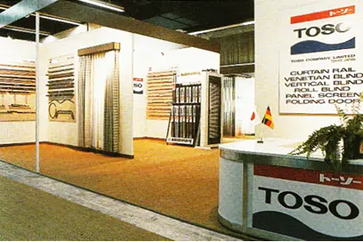 TOSO booth at Heim Textile Exhibition 81