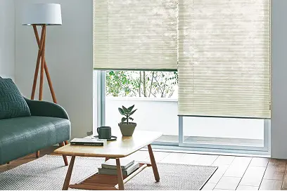 Pleated blind Shiori