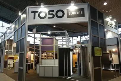 TOSO Europe S.A.S. booth at R+T 2012 in Germany