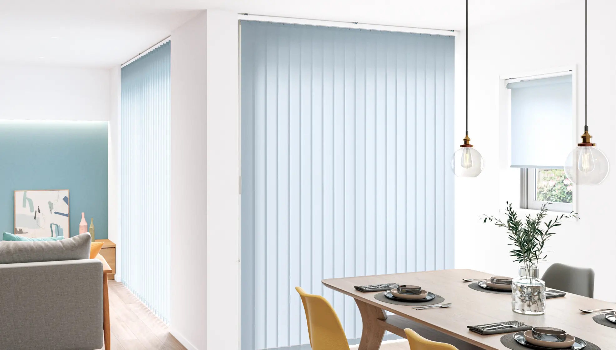 Dual Vertical Blinds