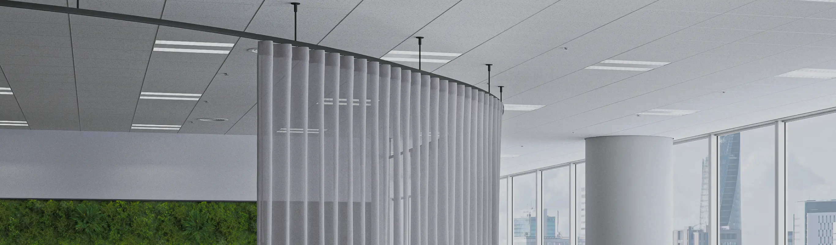Ceiling<br>Curtain Tracks