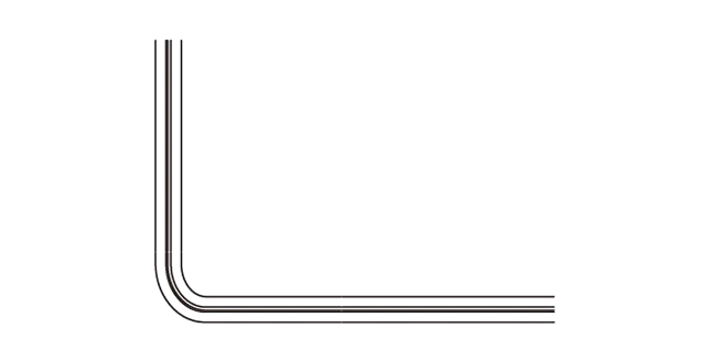 L-shaped curve